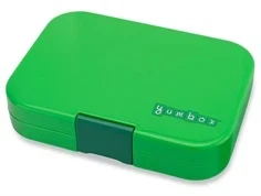 Yumbox Original bento madkasse grøn/sjove monstre med 6 rum